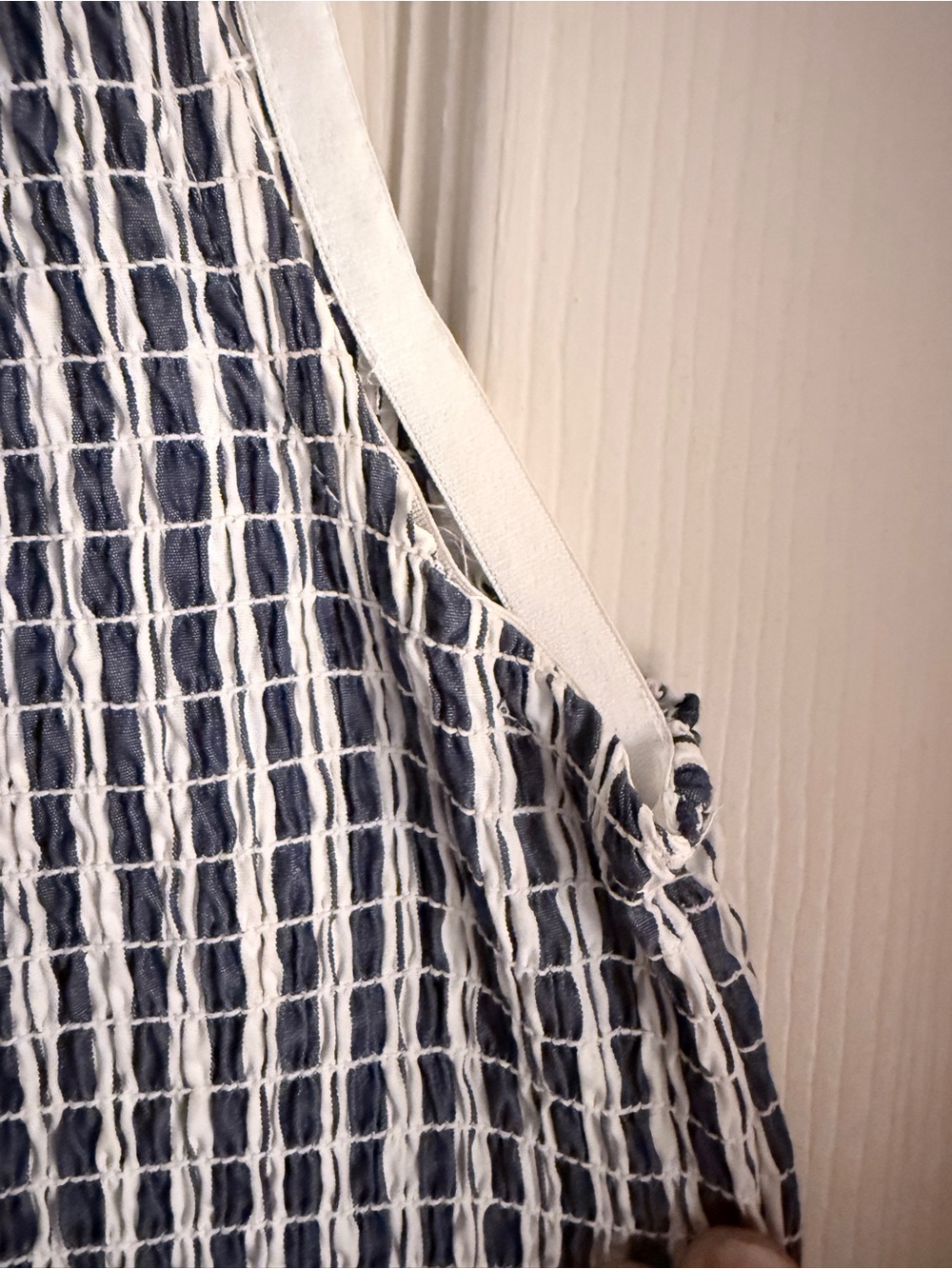 Hill House Navy & White Striped Smocked Maxi Dress - Picture 7 of 8
